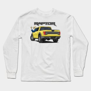 Truck ranger raptor f150 4x4 hand skull metal yellow Long Sleeve T-Shirt